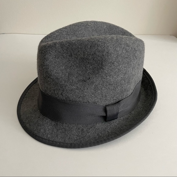 J. Crew Wool Fedora w/ Grosgrain Ribbon - Picture 2 of 5